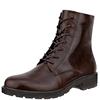 ECCO WOMENS ZIP LACE ANKLE BOOT - POTTING SOIL