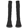 ECCO WOMENS ZIP HIGH LEG BOOT - BLACK SUEDE