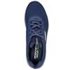 SKECHERS MENS WASHABLE LACE TRAINER - NAVY GREY