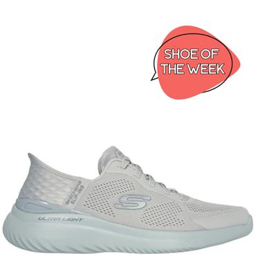SKECHERS MENS ULTRALIGHT SLIP IN TRAINER - GREY