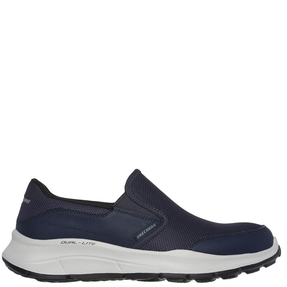 SKECHERS MENS RELAXED FIT SLIP ON TRAINE NAVY Paul Byron Shoes
