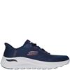 SKECHERS MENS ARCH FIT SLIP IN'S TRAINER - NAVY RED