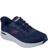 SKECHERS MENS ARCH FIT SLIP IN'S TRAINER - NAVY RED