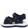 GARVALIN KIDS VELCRO STRAP SANDAL - NAVY