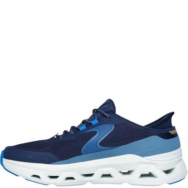 SKECHERS MENS SLIPIN'S GLIDESTEP TRAINER - NAVY BLUE