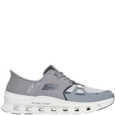 SKECHERS MENS GLIDE SLIP IN'S TRAINER - GREY CHARCOAL