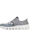 SKECHERS MENS GLIDE SLIP IN'S TRAINER - GREY CHARCOAL