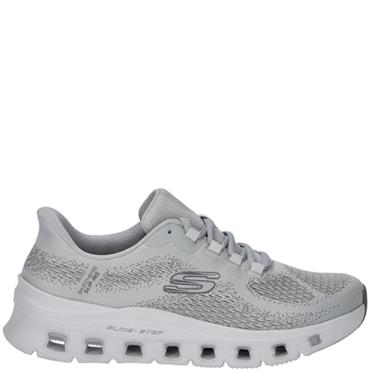 SKECHERS MENS SLIPINS GLIDESTEP TRAINER - GREY