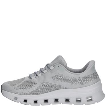 SKECHERS MENS SLIPINS GLIDESTEP TRAINER - GREY