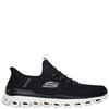 SKECHERS MENS SLIPIN'S GLIDESTEP TRAINER - BLACK