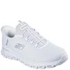 SKECHERS MENS SLIPIN'S GLIDESTEP TRAINER - WHITE