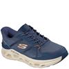 SKECHERS MENS GLIDE STEP ALTUS TRAINER - NAVY ORANGE