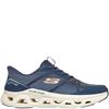 SKECHERS MENS GLIDE STEP ALTUS TRAINER - NAVY ORANGE