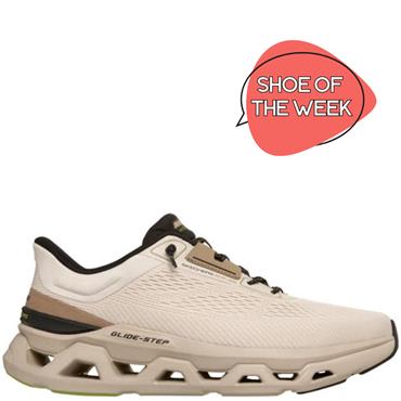 SKECHERS MENS TRAINER - TAUPE MULTI