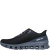 SKECHERS MENS GLIDE STEP ARCHFIT TRAINER - BLACK CHARCOAL