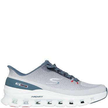 SKECHERS MENS TRAINER - GREY BLUE