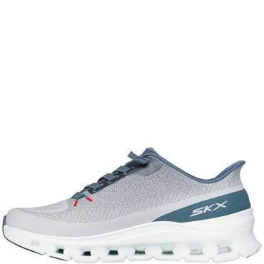 SKECHERS MENS TRAINER - GREY BLUE