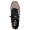 SKECHERS MENS TRAINER - TAUPE BLACK