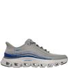 SKECHERS MENS ARCH FIT LACE TRAINER - GREY BLUE