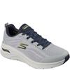 SKECHERS MENS ARCH FIT TRAINER - GREY NAVY