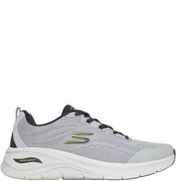 SKECHERS MENS COMFORT TRAINER - GREY NAVY