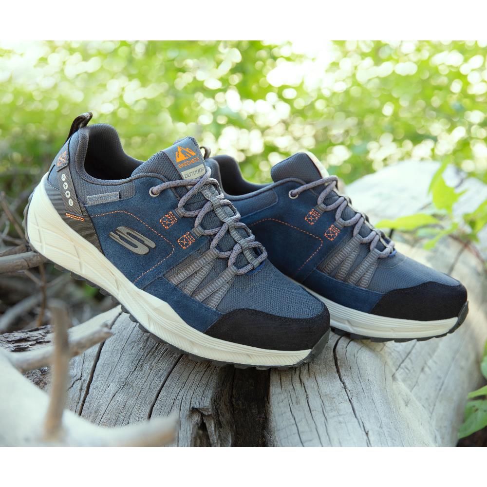 SKECHERS MENS OUTDOOR LACE TRAINER NAVY Paul Byron Shoes Ireland