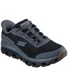SKECHERS MENS SLIP IN'S GLIDE TRAINER - BLACK CHARCOAL
