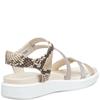 ECCO WOMENS SOFT STRAP SANDAL - CASHMERE