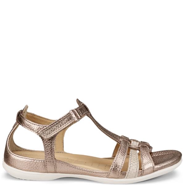 ECCO WOMENS FLASH STRAP SANDAL WARM GREY Paul Byron Shoes