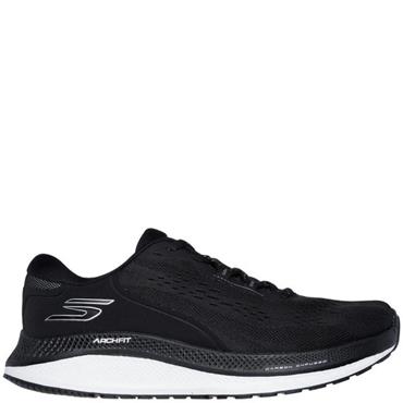 SKECHERS MENS ARCHFIT GORUN LACE TRAINER - BLACK