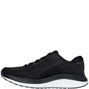 SKECHERS MENS ARCHFIT GORUN LACE TRAINER - BLACK