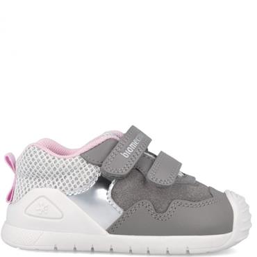 BIOMECANICS GIRLS STRAP TRAINER - GREY