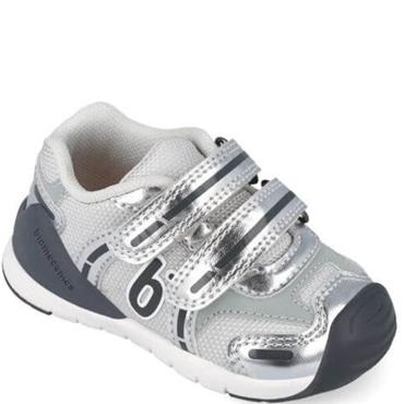 BIOMECANICS KIDS STRAP TRAINER - SILVER GREY