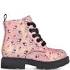 GARVALIN GIRLS ZIP LACE ANKLE BOOT - ROSA