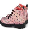 GARVALIN GIRLS ZIP LACE ANKLE BOOT - ROSA