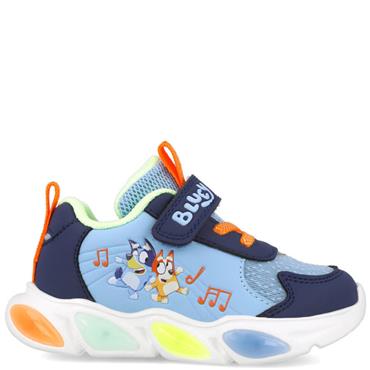 GARVALIN KIDS BLUEY STRAP TRAINER - NAVY BLUE