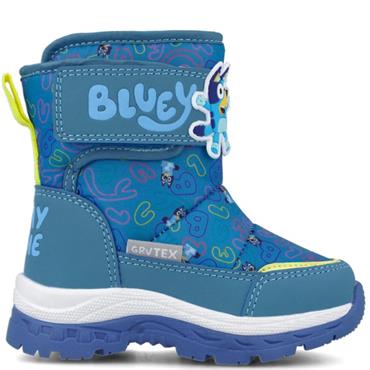 GARVALIN KIDS BLUEY STRAP ANKLE BOOT - BLUE