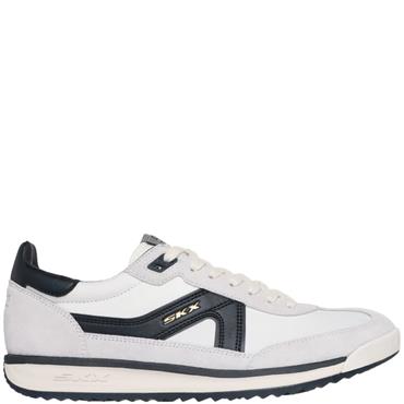 SKECHERS MENS TRAINER - WHITE BLACK