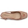 VALENTINO CONTE WOMENS MIDHEEL SLINGBACK - BLUSH SUEDE