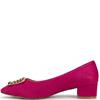 VALENTINO CONTE WOMENS LOW HEEL COURT SH - FUCHSIA SUEDE
