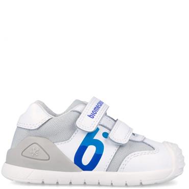 BIOMECANICS KIDS TRAINERS - WHITE BLUE