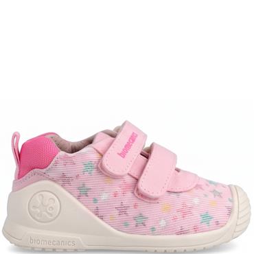 BIOMECANICS GIRLS CANVAS STRAP TRAINER - ROSA
