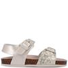 GARVALIN KIDS FLAT STRAP SANDAL - WHITE
