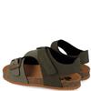 GARVALIN KIDS FLAT STRAP SANDAL - KHAKI