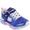 SKECHERS GIRLS HEART LIGHTS STRAP TRAINE - NAVY MULTI