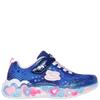 SKECHERS GIRLS HEART LIGHTS STRAP TRAINE - NAVY MULTI