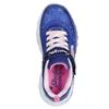 SKECHERS GIRLS HEART LIGHTS STRAP TRAINE - NAVY MULTI