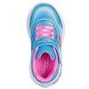 SKECHERS GIRLS MERMAID LIGHTS TRAINER - BLUE MULTI