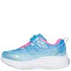 SKECHERS GIRLS MERMAID LIGHTS TRAINER - BLUE MULTI