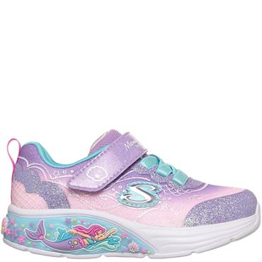 SKECHERS GIRLS TRAINERS - LAVENDER MULTI